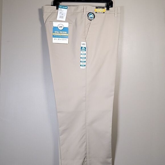 Lee Total Freedom Straight Fit Casual Pants 42x32 - Picture 5 of 10